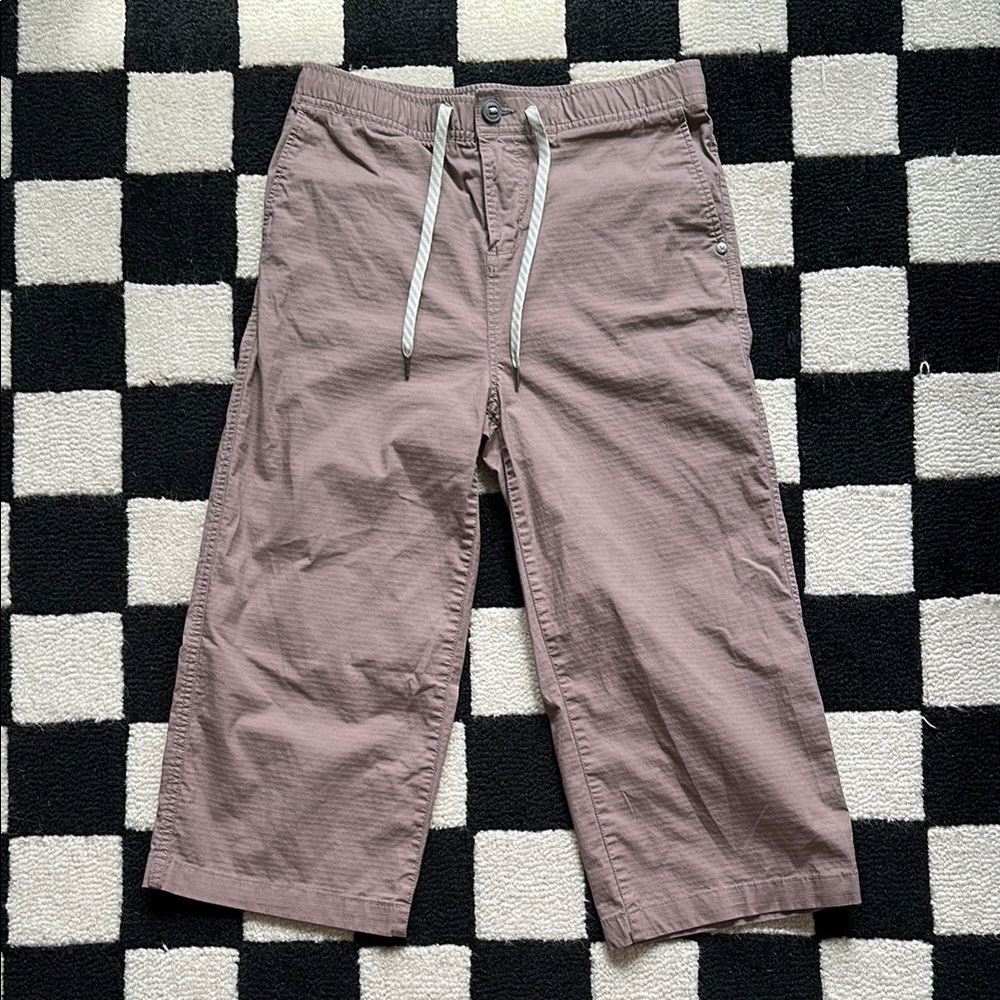 Vuori Ripstop Brown Wideleg Crops | M